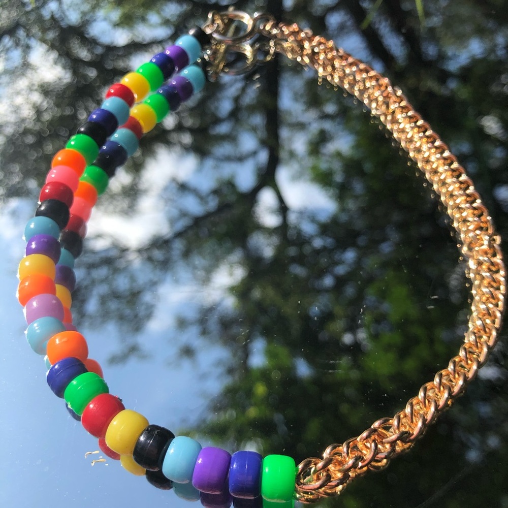 Handmade colorful necklace
